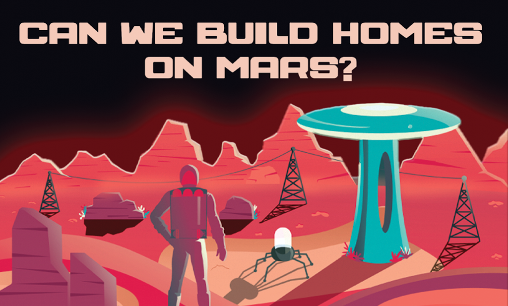 A glimpse on building the first structure in Mars